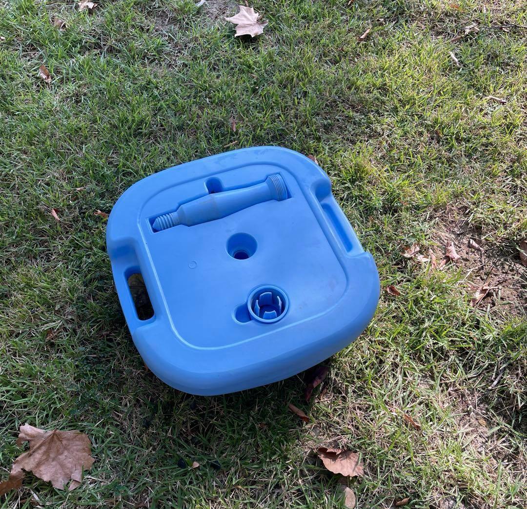 アルミピクニックテーブルセット（未使用）＋パラソル（used）