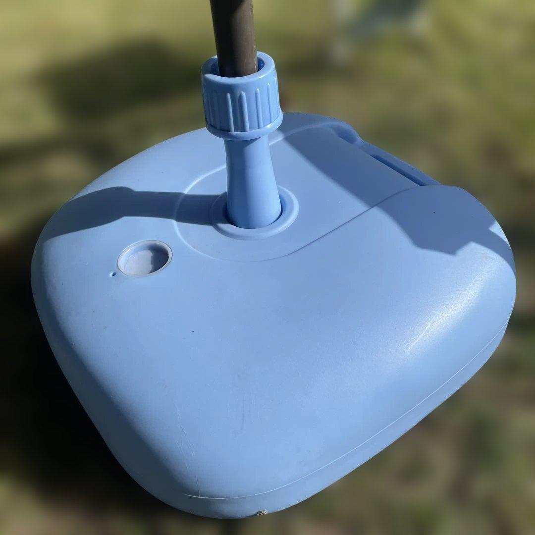 アルミピクニックテーブルセット（未使用）＋パラソル（used）