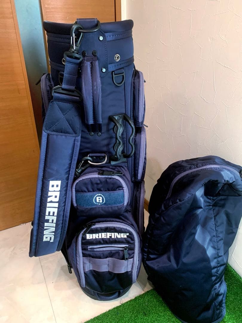 ブリーフィング　キャディバッグ　CR-6 ネイビー　軽量　カート