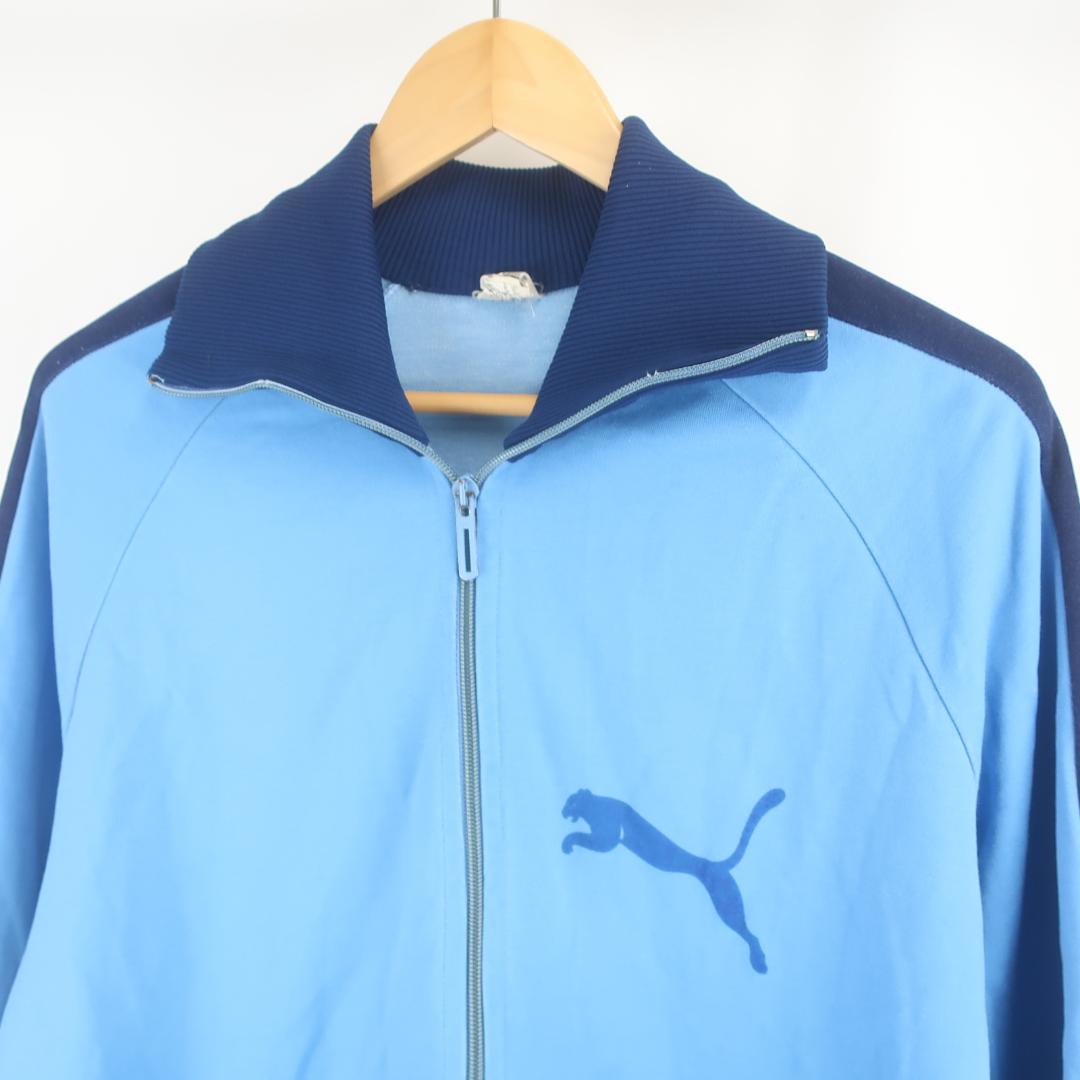 70s VINTAGE 西ドイツ製 PUMA 目つき ロゴ トラック ジャケット 70s