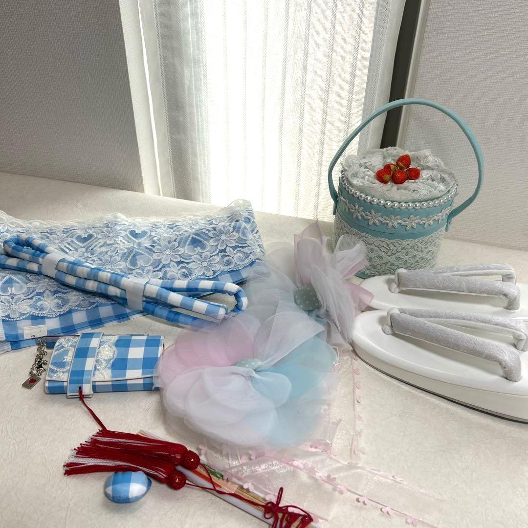 No.106 七五三　7歳 着物フルセット　　松田聖子