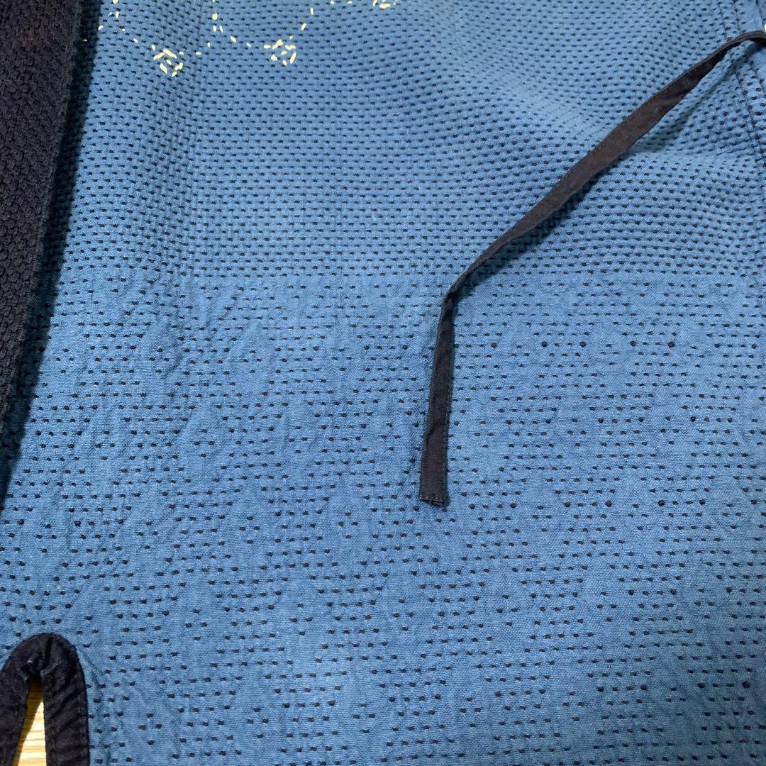 剣道着 刺し子 刺繍 コート 藍染