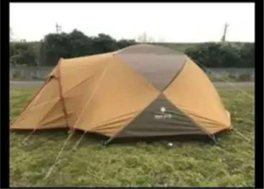 snowpeak ドーム型テントスノーピーク ドーム型テント4人用 一回使用