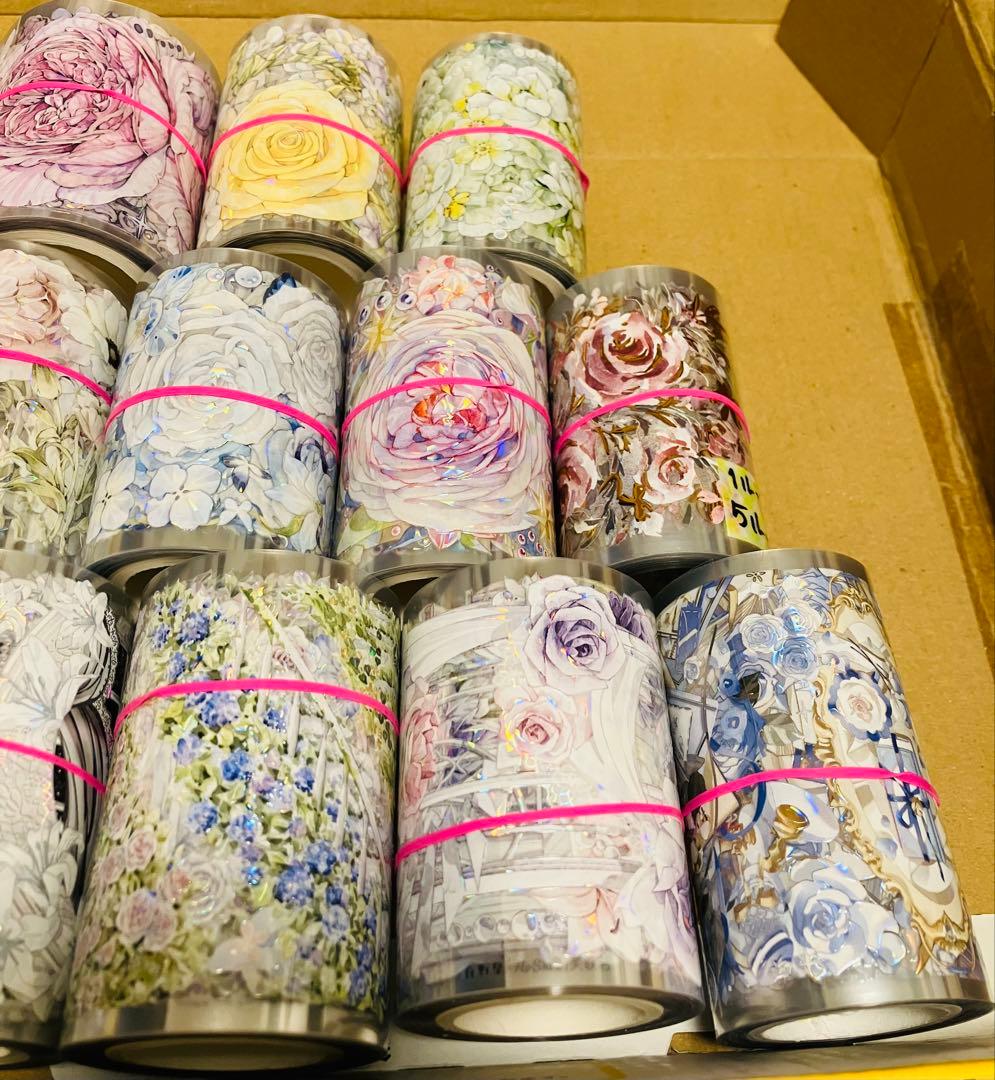 ④海外マステ　キラキラ系　まとめ売り　合計55.9m