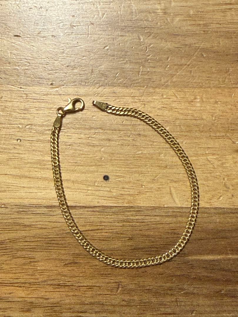 GUUUE　K18 18cm 2.56g イエローゴールド ブレスレット