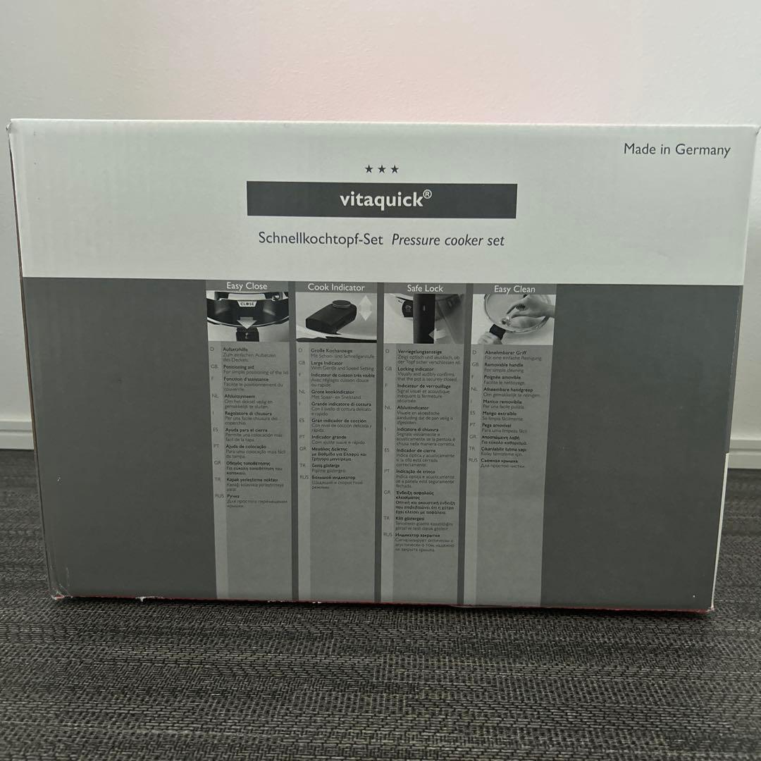 Fissler(フィスラー)vitaquick圧力鍋セット4.5L + 2.5L