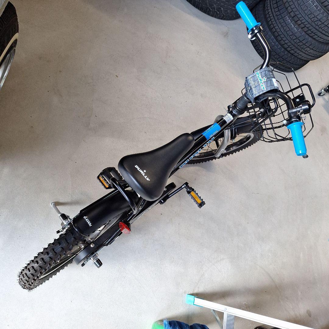 自転車　子供用　ジュニア　キッズ　１６インチ　補助輪　美品　ガレージ保管　BAA