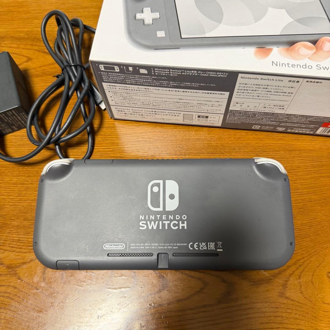 【Switch Lite本体】スイッチライト本体 グレー