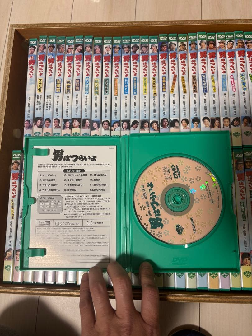 【訳あり・再生未確認】男はつらいよ 寅さん DVD 全50巻 経年品 現状渡し