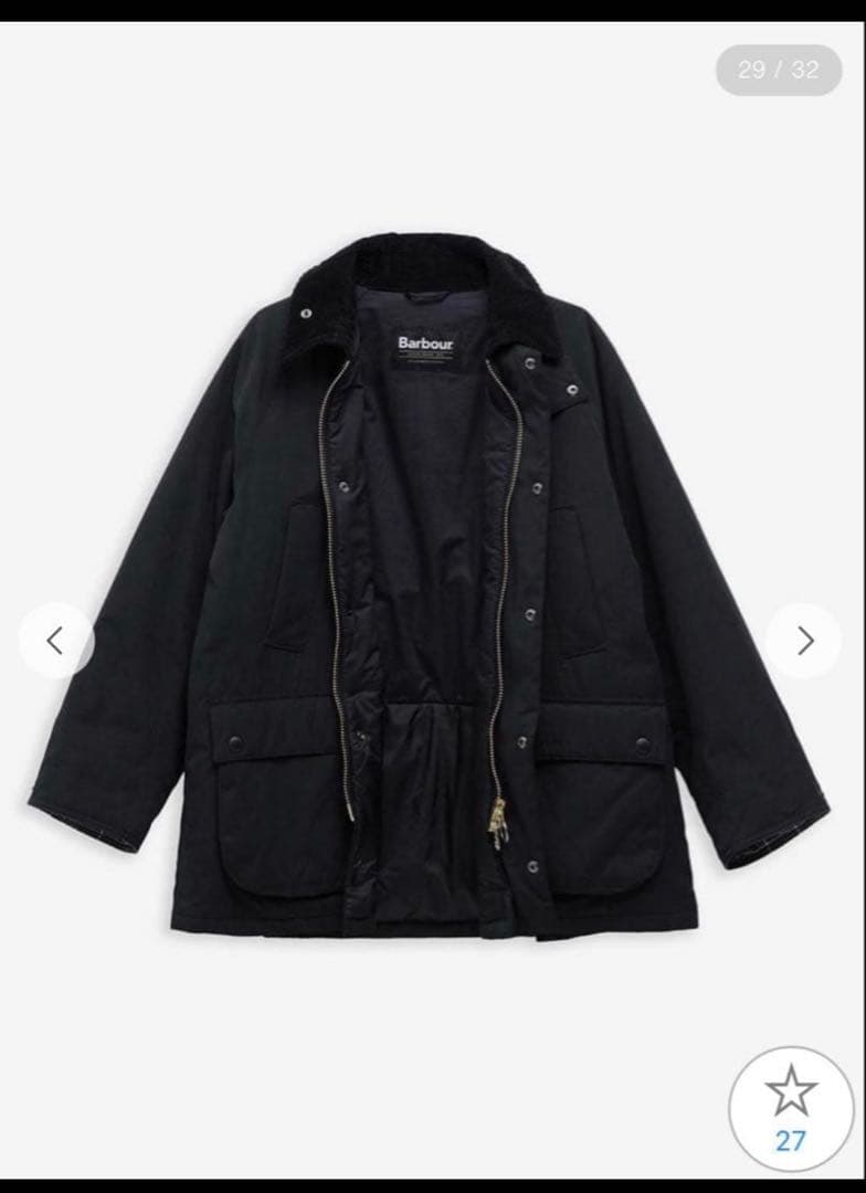 BARBOUR バブアー 【BEDALE ビデイル】中綿ジャケット ピーチスキン