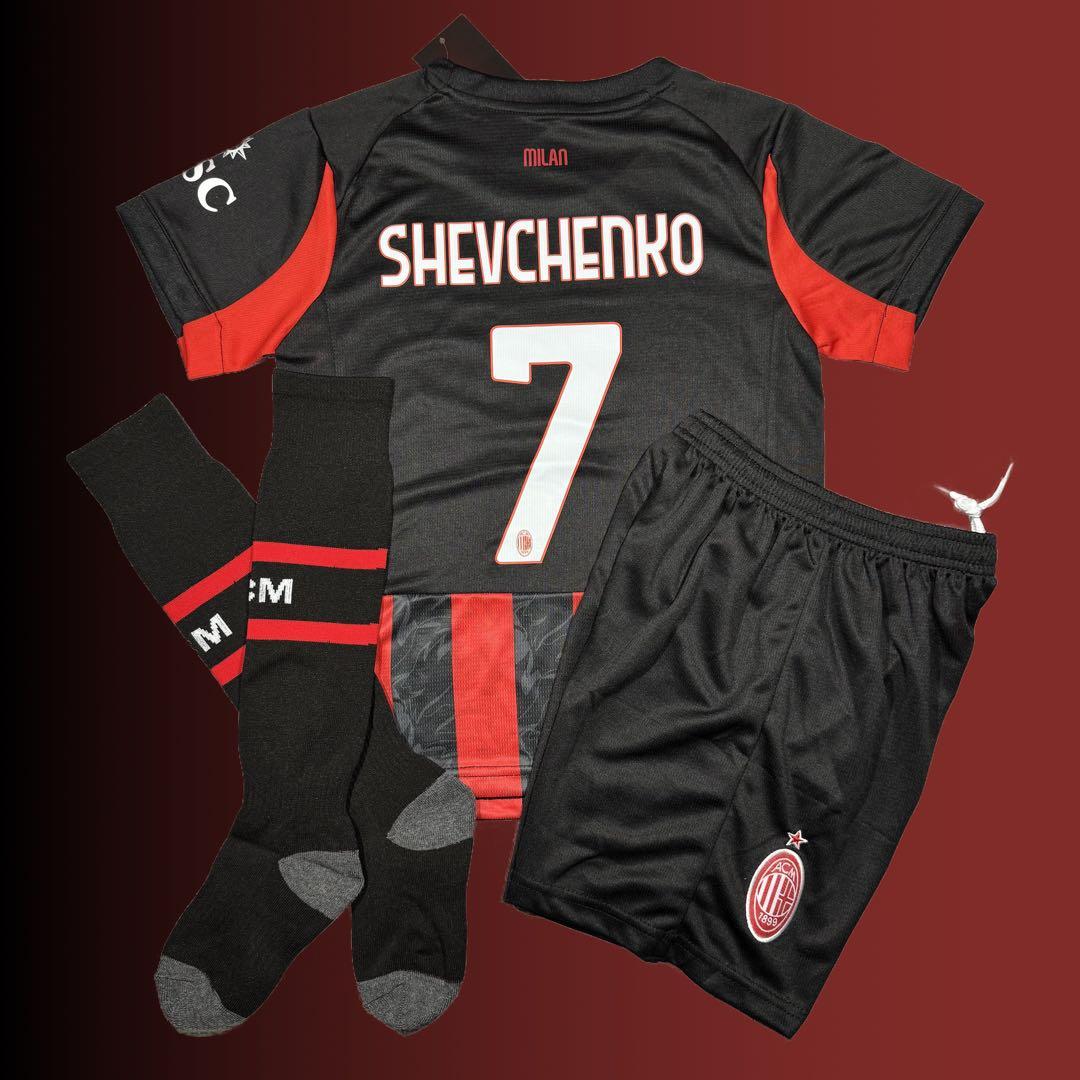 140サイズ》 シェフチェンコ ミラン 復刻版 サッカー ユニフォーム