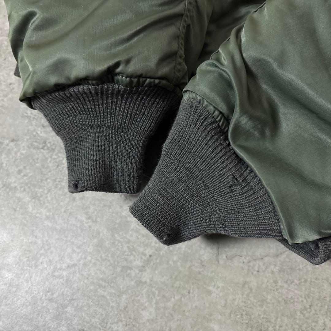 70's■アルファインダストリーズ【L】N-2B フライトジャケット カーキ