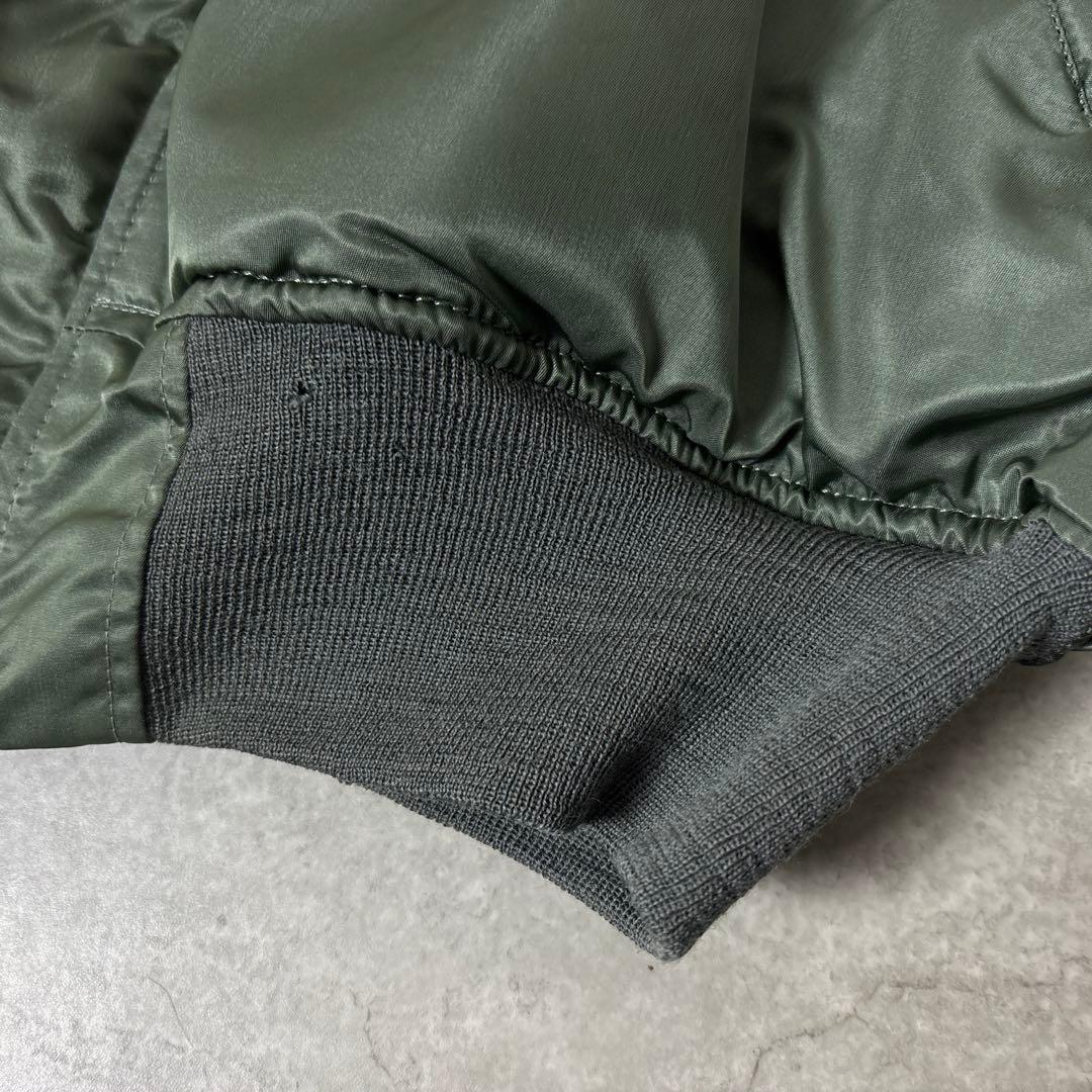 70's■アルファインダストリーズ【L】N-2B フライトジャケット カーキ