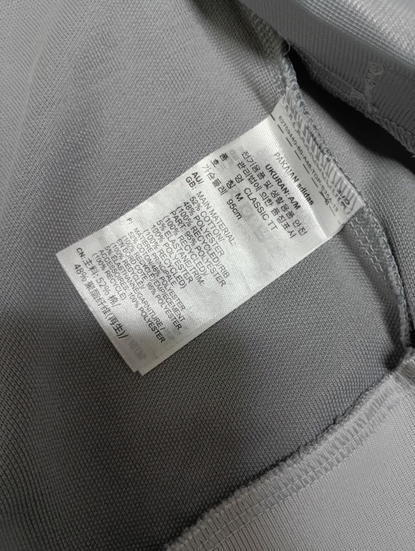 adidas グレー ベッケンバウアー タグ付 L