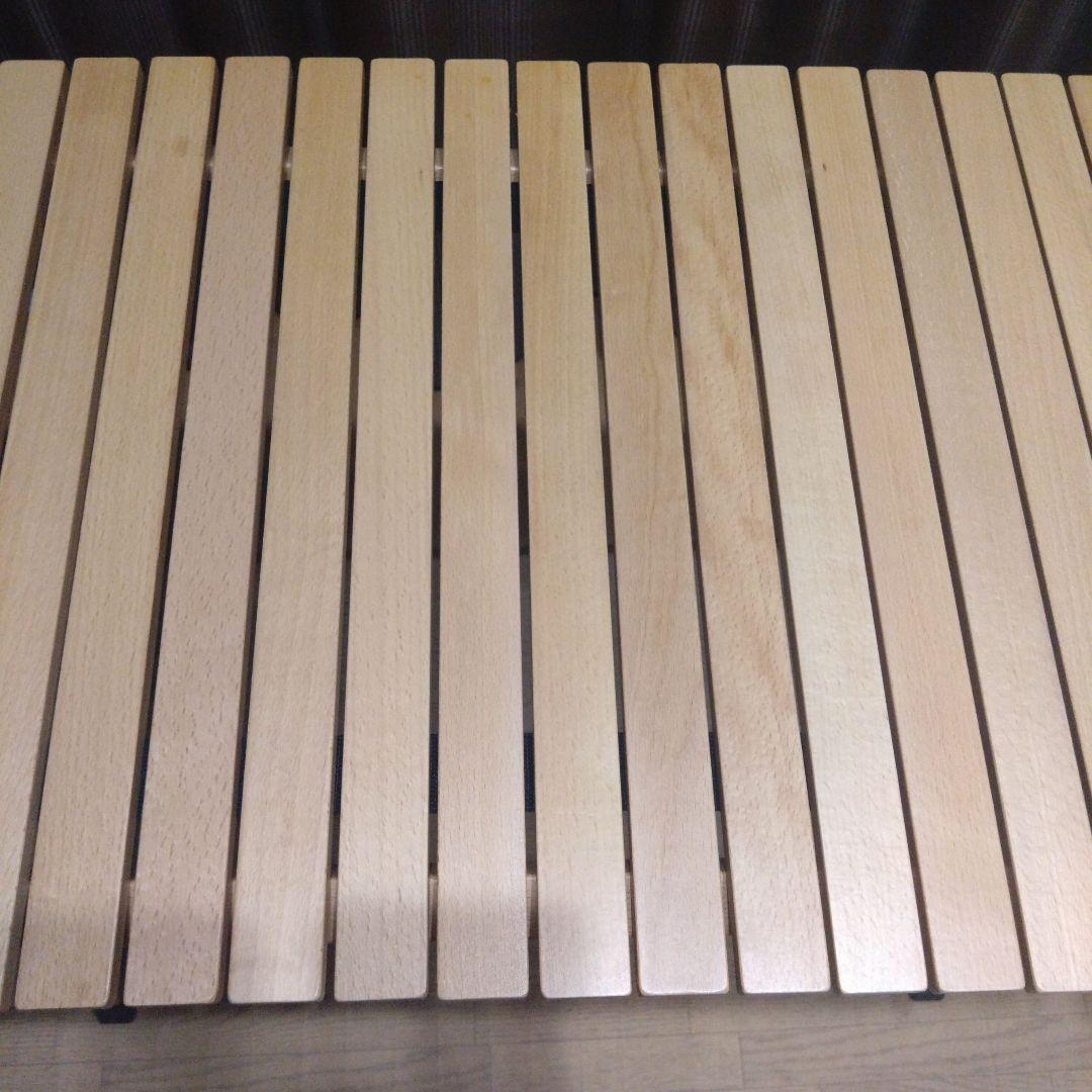 【美品】ハイランダー ウッドキッチンテーブル 収納袋付き