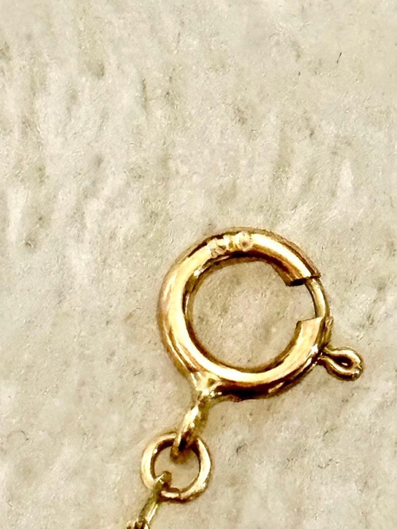 専用です。 K10ブレスレット　アクアマリン　イエローゴールド　15〜17cm