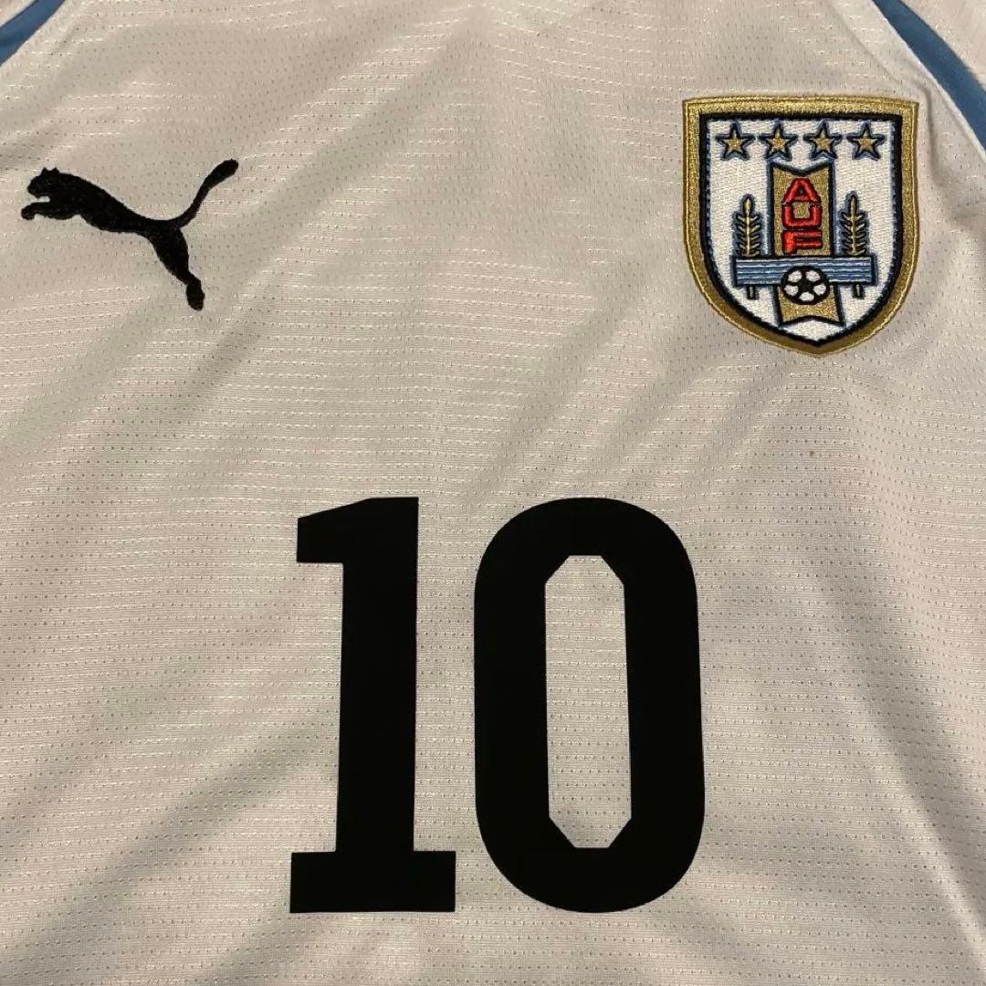 あ*ペ様 2010 ワールドカップパッチ付 ウルグアイ代表 フォルラン#10 M