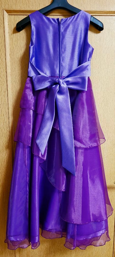 ゆめりすと 発表会・コンクール用ドレス　サイズ9 130センチ パープル