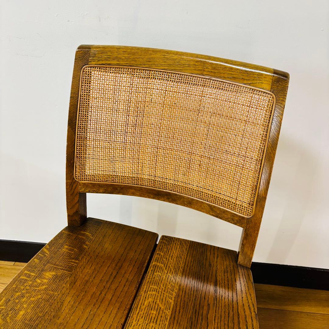 【希少品】浜本工芸　シングルチェア　ダイニングチェア　ラタン　送料込み