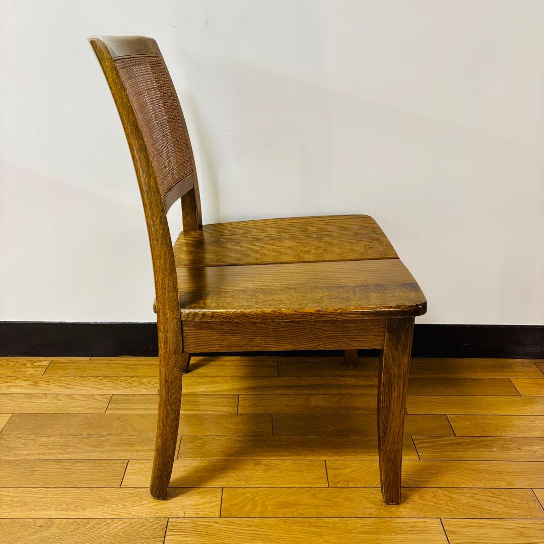 【希少品】浜本工芸　シングルチェア　ダイニングチェア　ラタン　送料込み