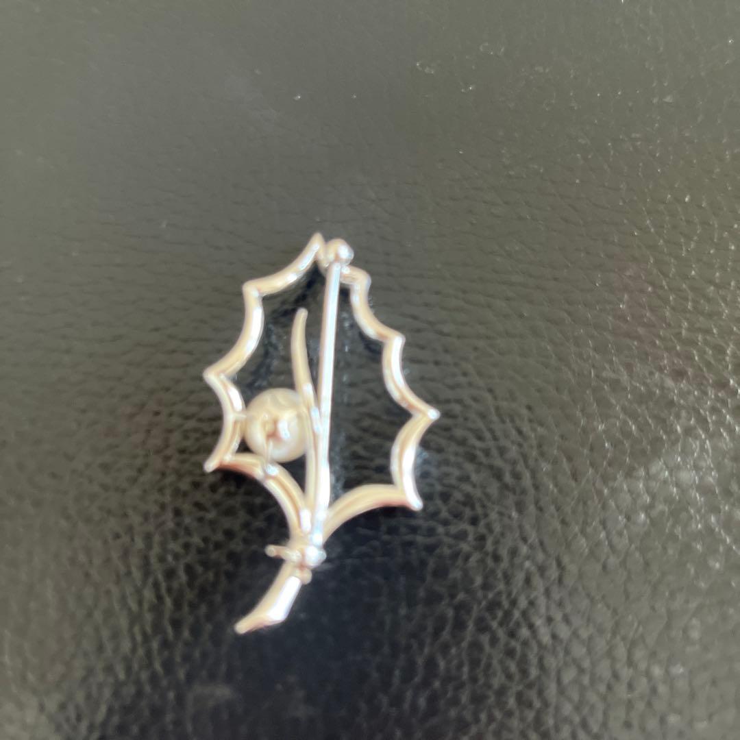 Mikimoto ブローチ　 刻印あり　シルバー製