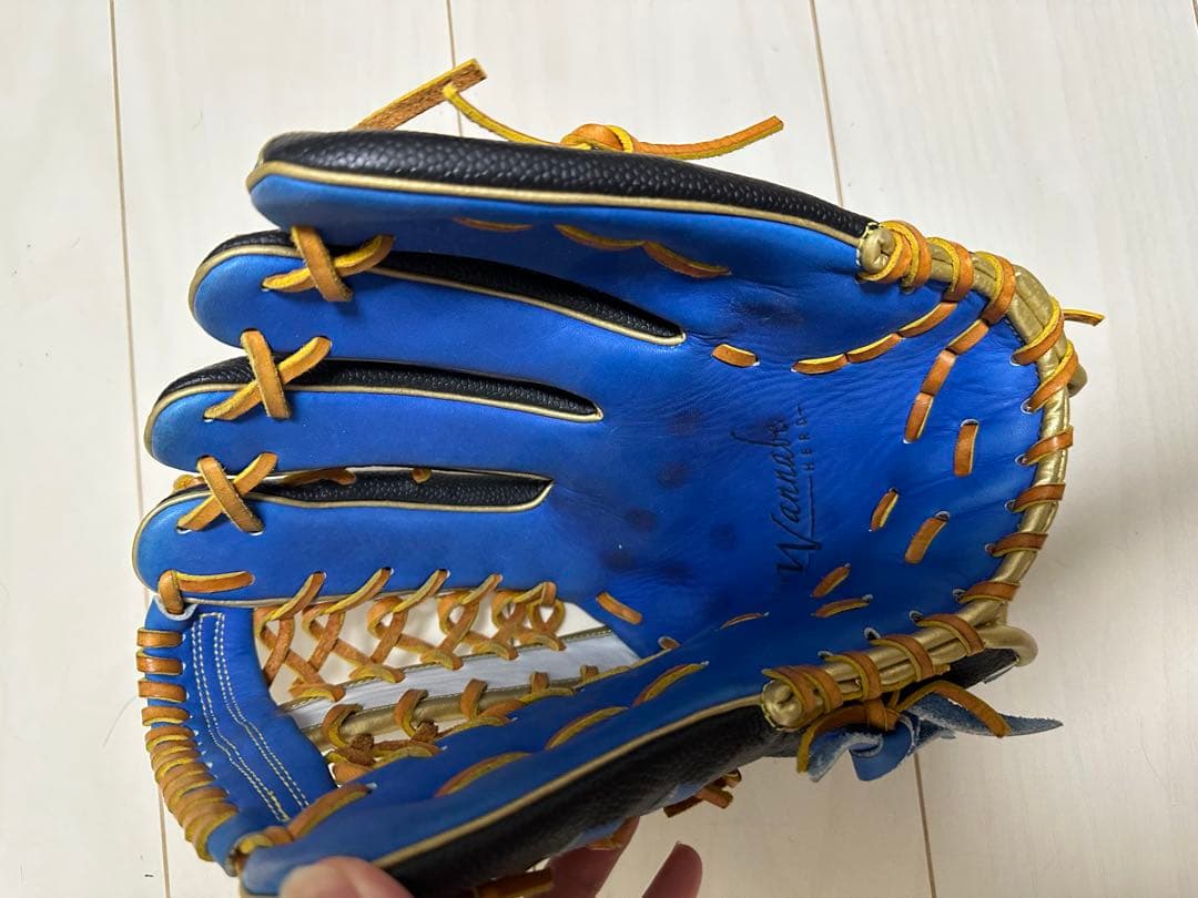 Wilson 野球用グローブ 青/黒/金