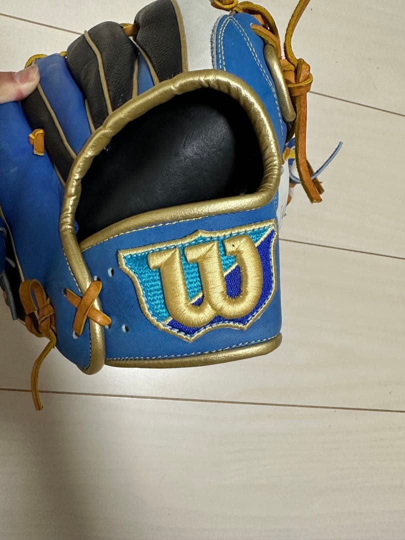 Wilson 野球用グローブ 青/黒/金