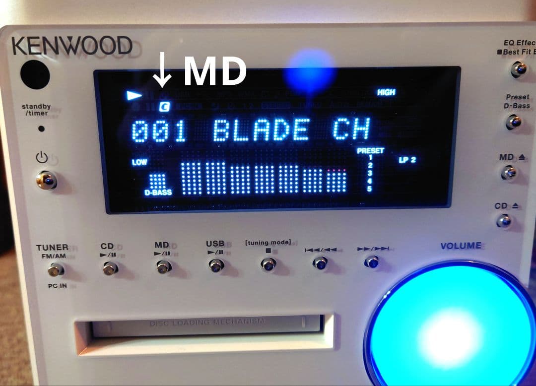 KENWOOD NDL-100MD-W(ホワイト) ミニコンポ