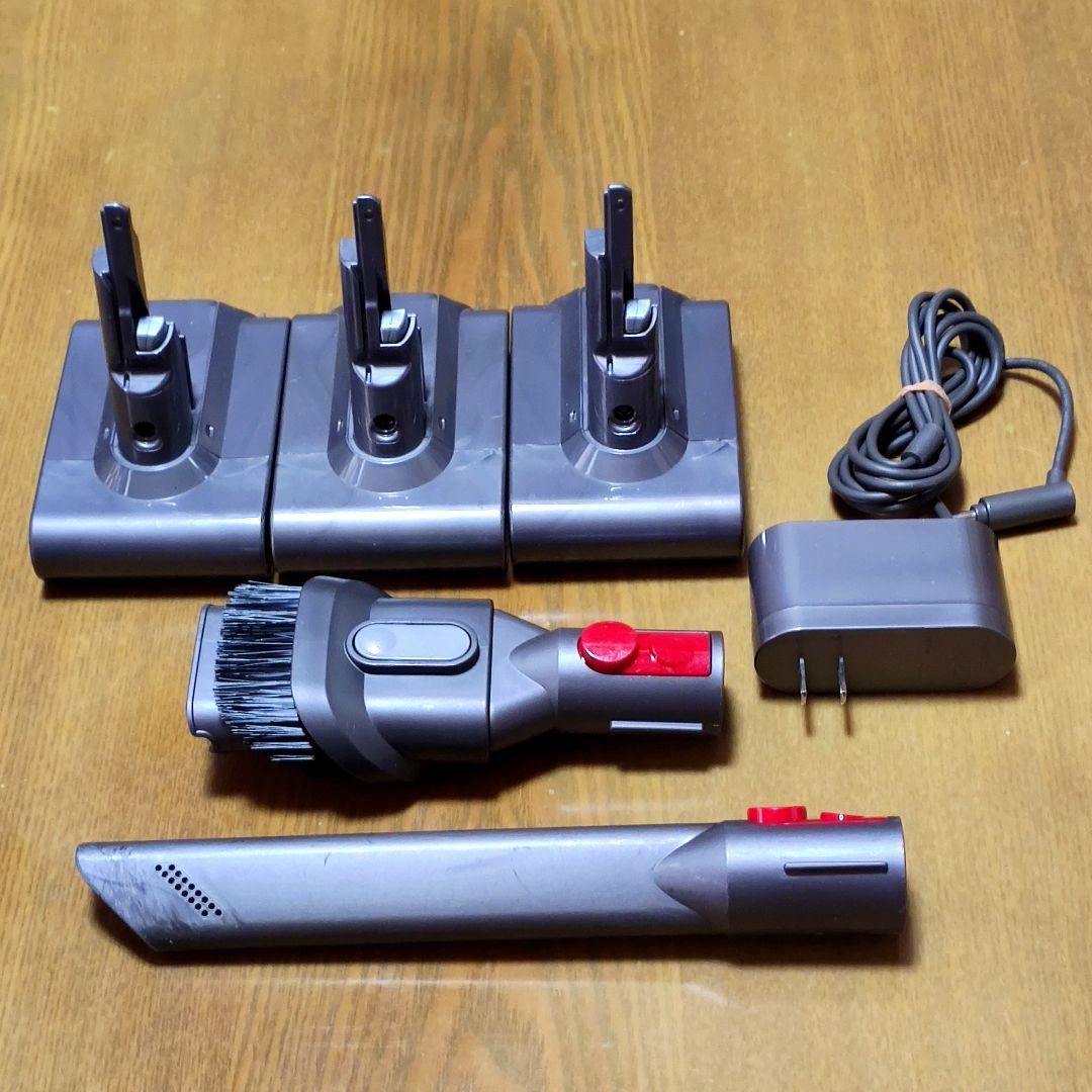 ダイソン SV11掃除機 完全分解清掃済み 動作品 純正バッテリー3つセット