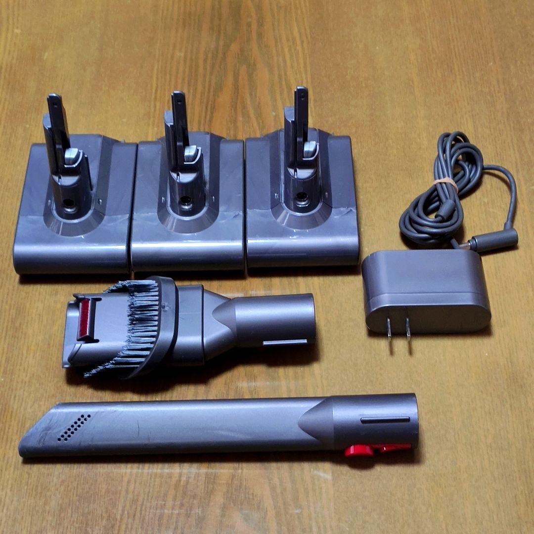 ダイソン SV11掃除機 完全分解清掃済み 動作品 純正バッテリー3つセット