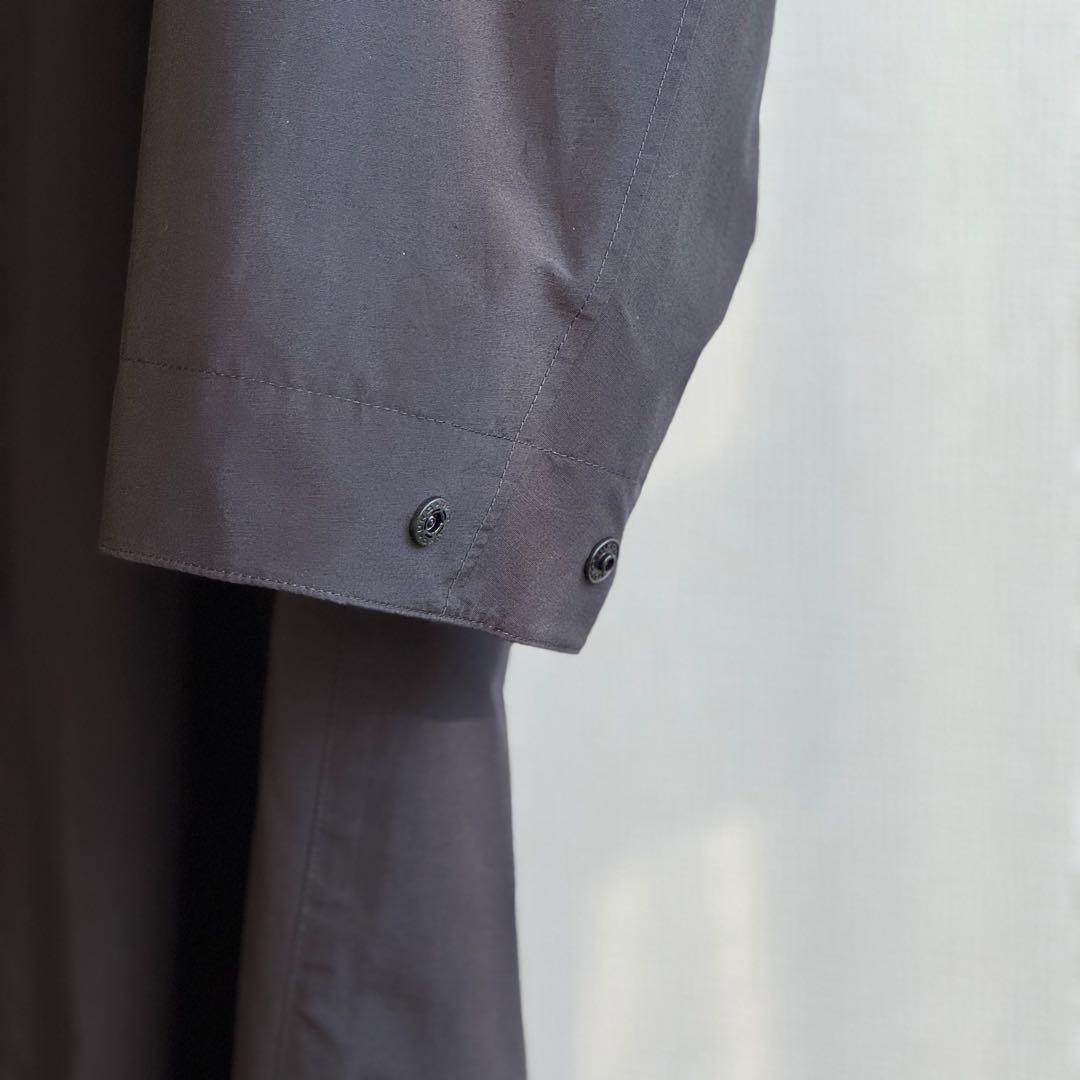 2025AW ユニクロU オーバーサイズステンカラーコート　ブラックM