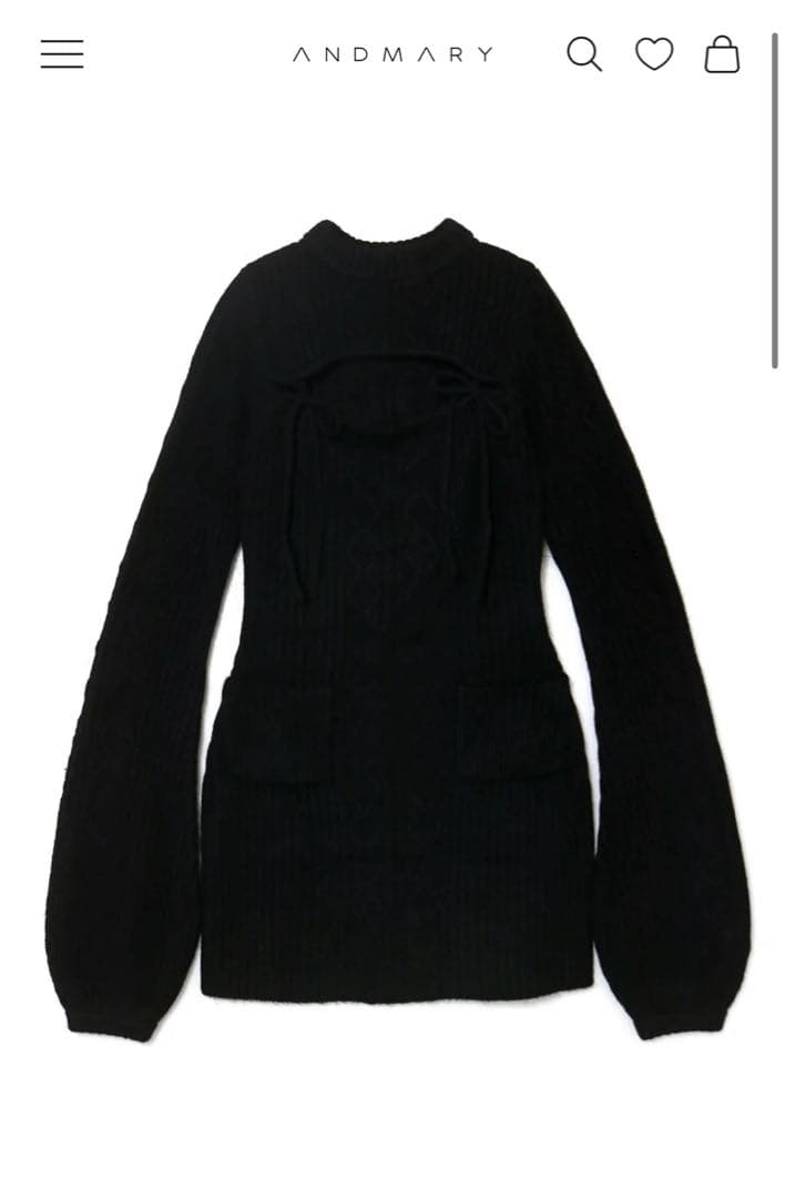 Bebe ribbon mini dress ANDMARY ワンピース