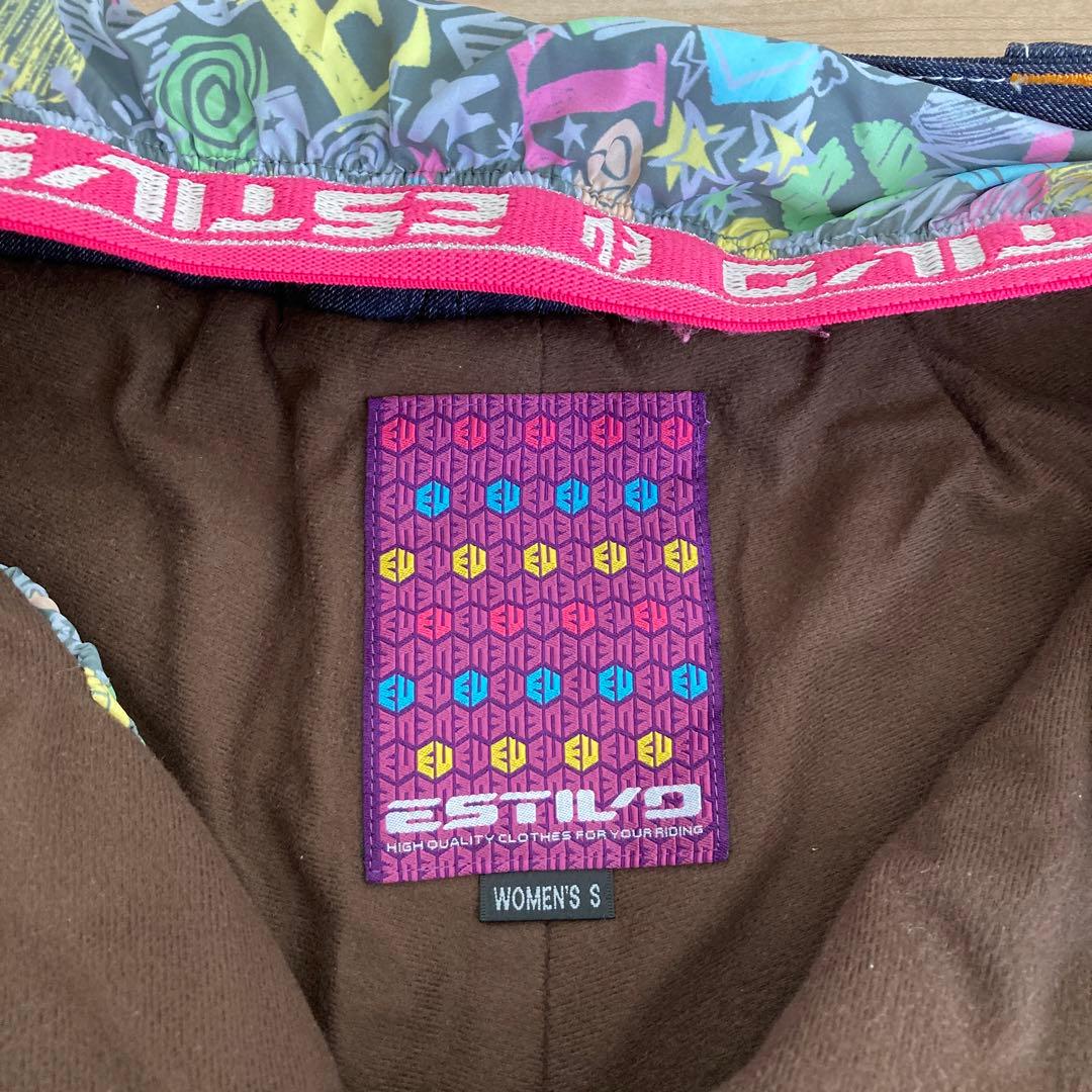 エスティボ　スノーボードウェア　スキーウェア　上下セット　Sサイズ　レディース