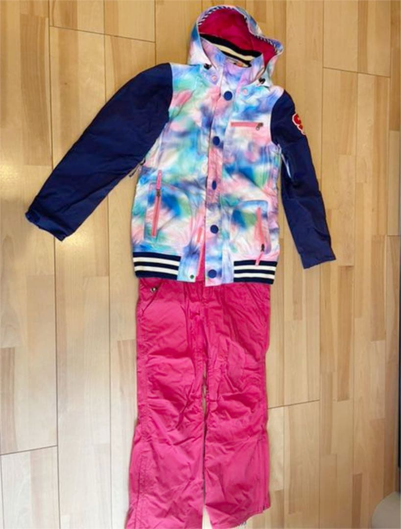 SISTA.J スノボ　ウエア　上下セット　ダイダイ