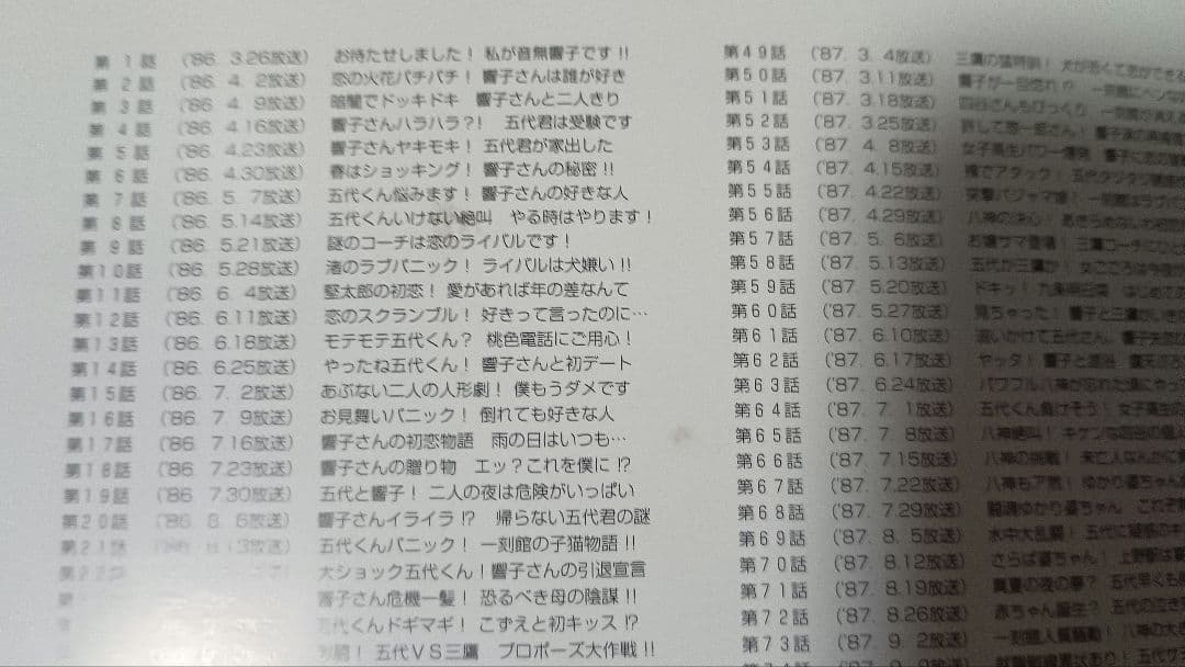 【欠品アリ】めぞん一刻 TVシリーズ完全収録版DVDBOXセット