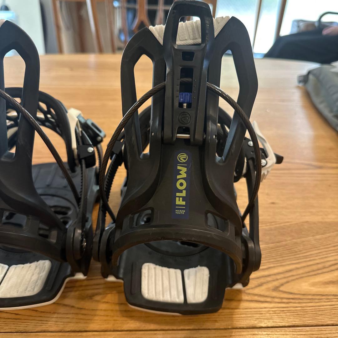スノーボード FLOW MICRON YTH M BLACK FUSION