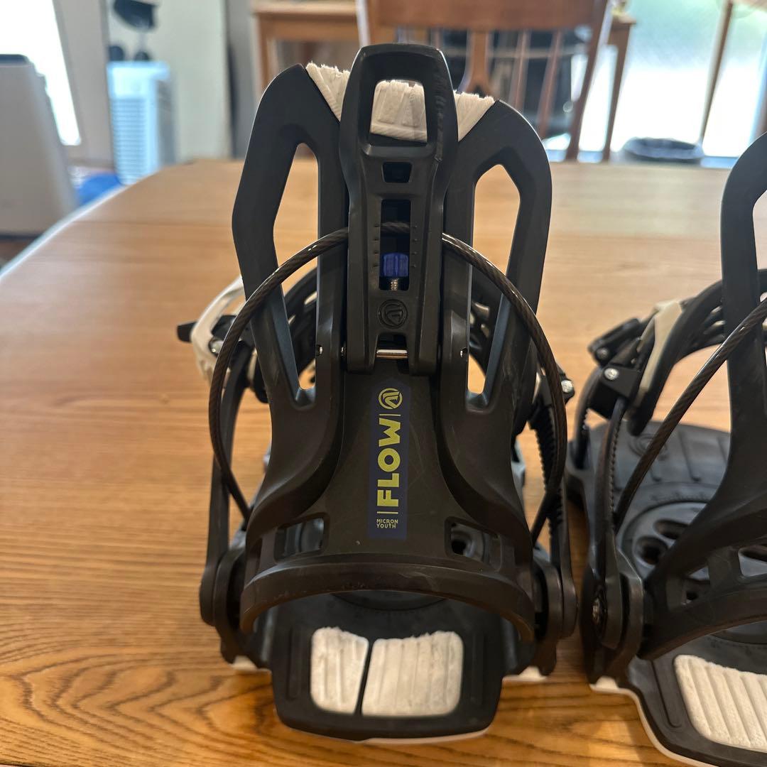 スノーボード FLOW MICRON YTH M BLACK FUSION