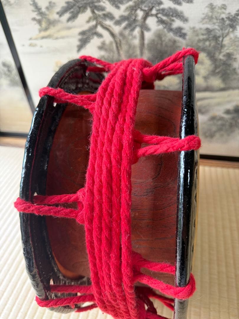 和太鼓 締太鼓 並附 岡田屋布施 蛇の目入り