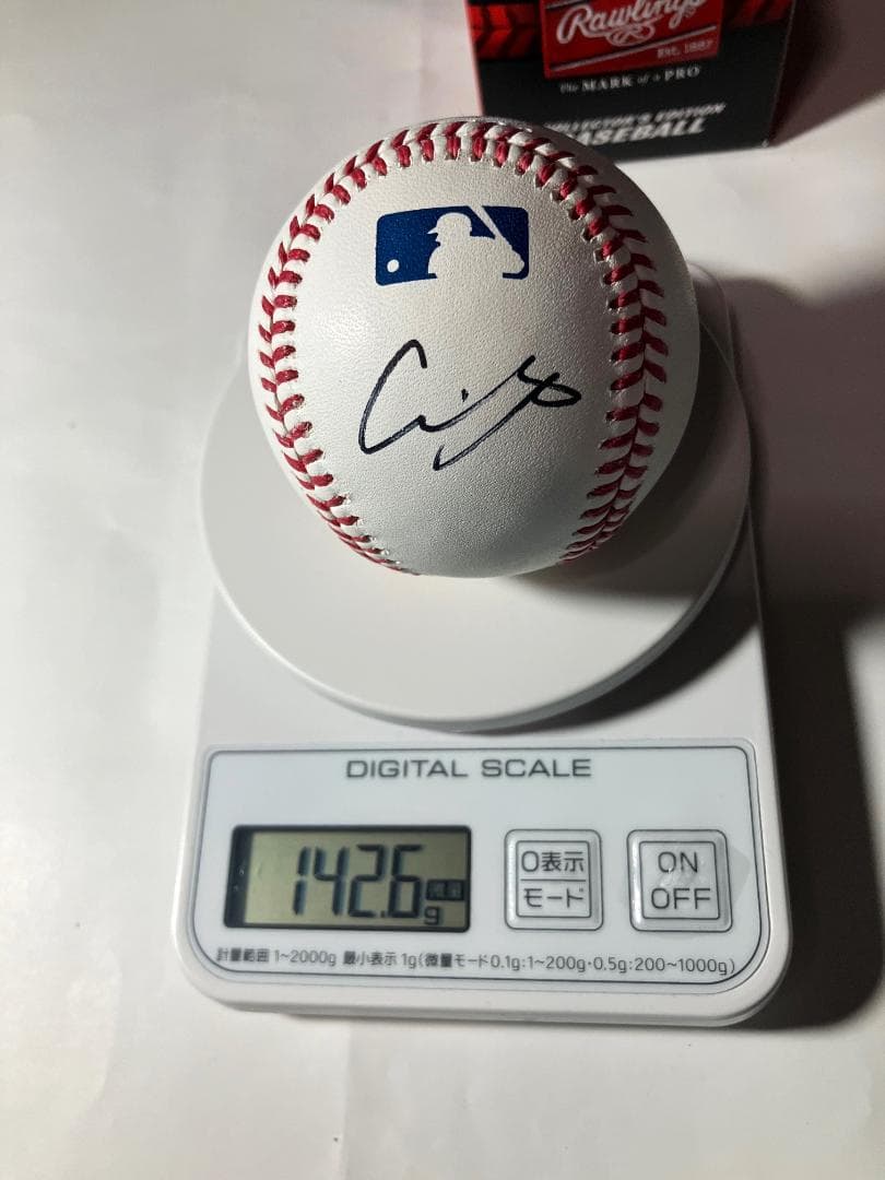 大谷翔平　直筆サイン　MLB公式試合用ボール Rawlings　142.6ｇ