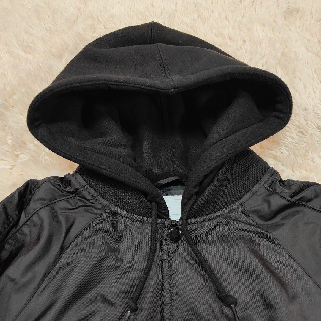 極美品✨シュプリーム 24SS スタジャン ビッグロゴ 切替 フーディ