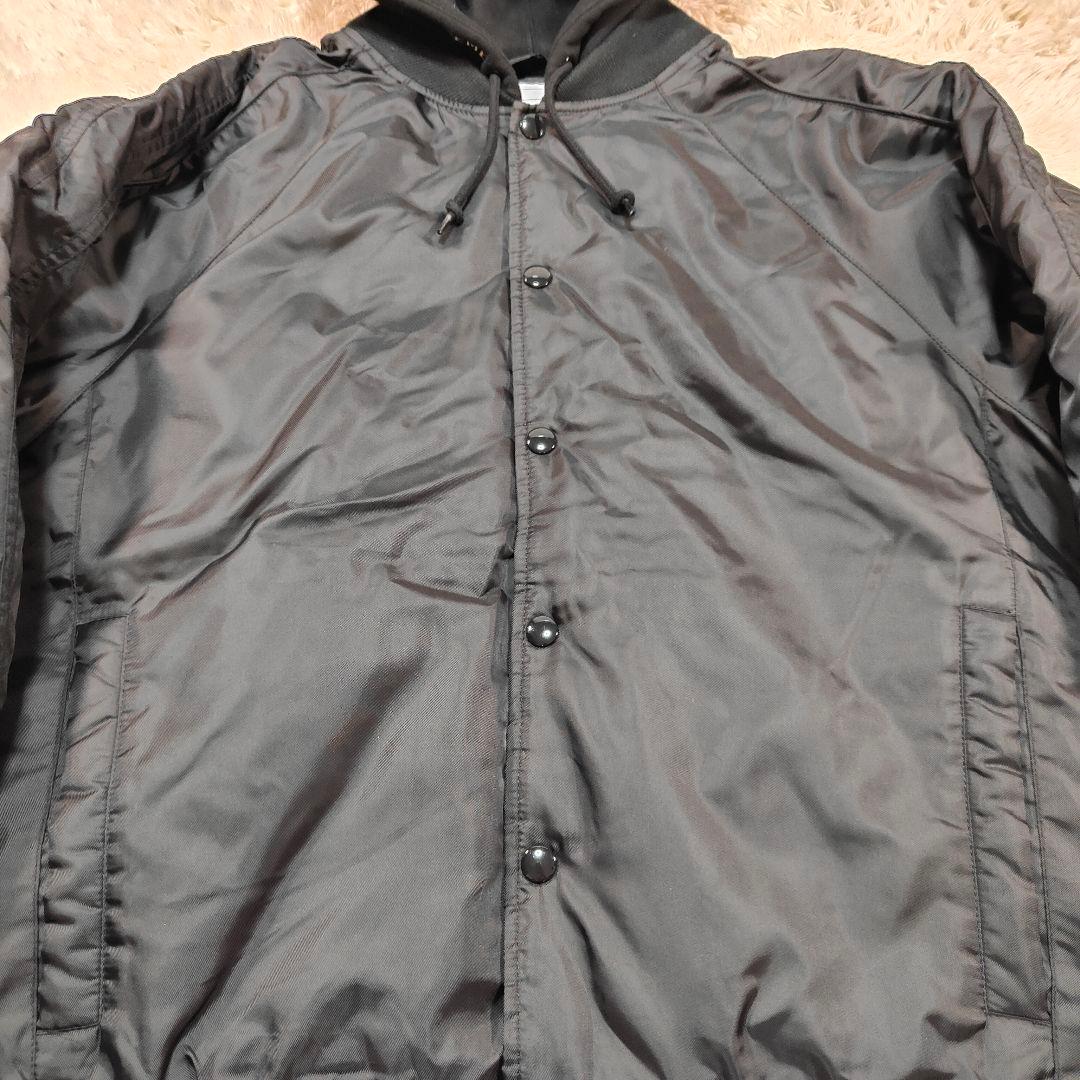 極美品✨シュプリーム 24SS スタジャン ビッグロゴ 切替 フーディ