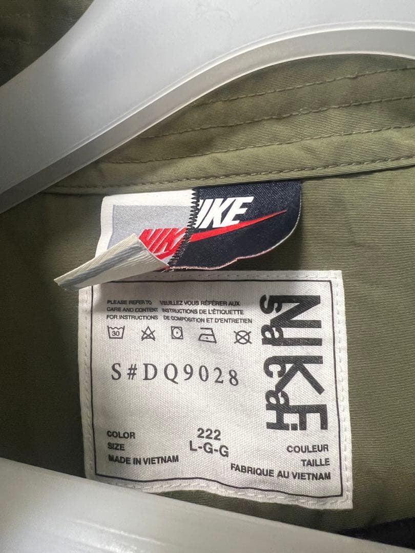 sacai nike コラボ　モッズコート