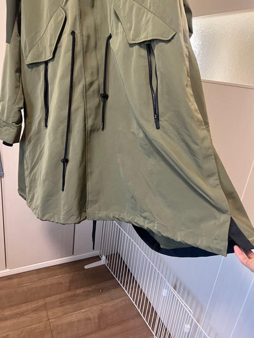 sacai nike コラボ　モッズコート