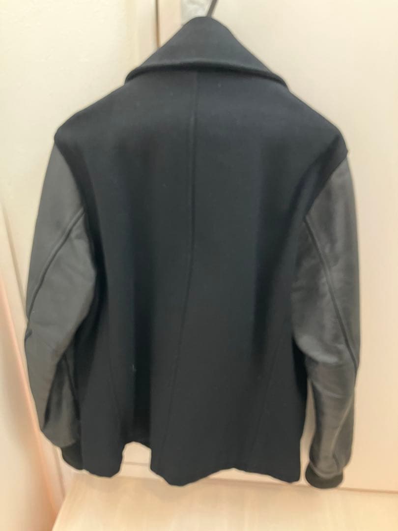 NIKE nsw ジャケット Pコート レザー スタジャン M ブラック