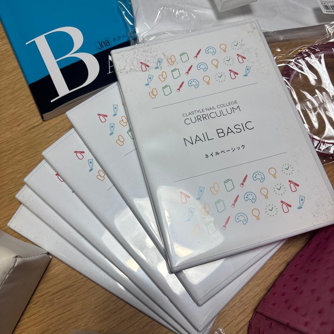 ネイルアート用品セットと教材