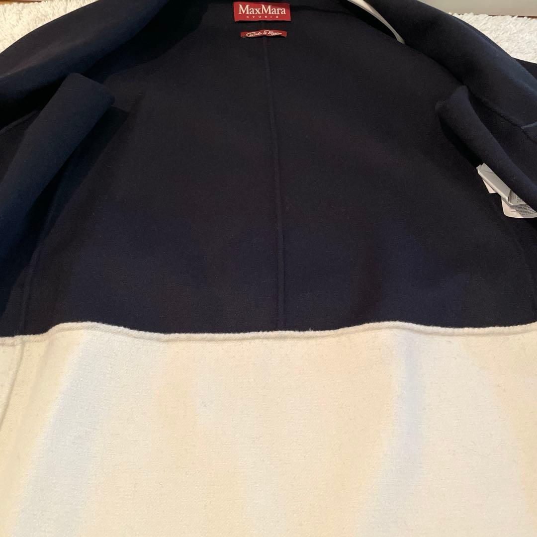 MaxMaraSTUDIO CucitoaManoダブルフェイスノーカラーコート