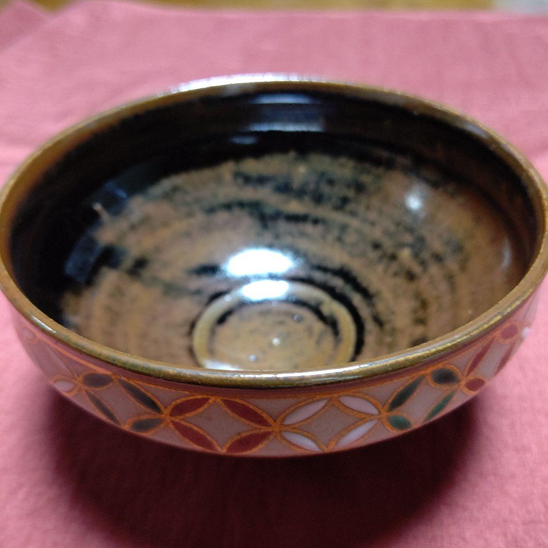 真葛焼 宮川香斎 天目茶碗 七宝 1客