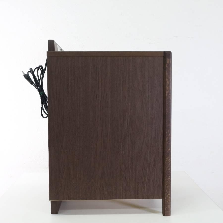 2の2カリモク家具 ナイトテーブル AU8450MK オーク材 コンセント日本製