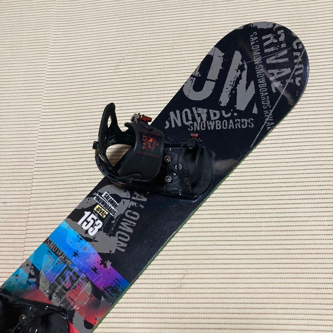 SALOMON SALOMON サロモン RIVAL 153cm ＆ PACT パクト Mサイズ