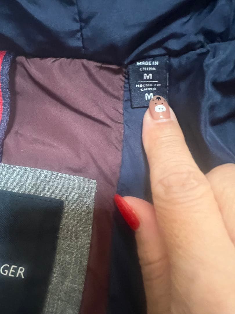 値下げ極美品 グレー中綿ロング丈ジャケット　ファー付き